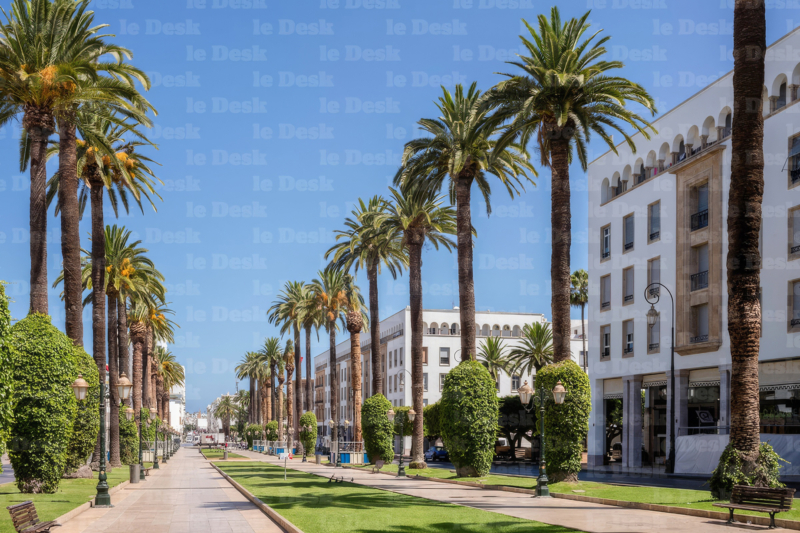 L'Avenue Mohammed V à Rabat.