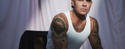 Le chanteur britannique Robbie Williams.