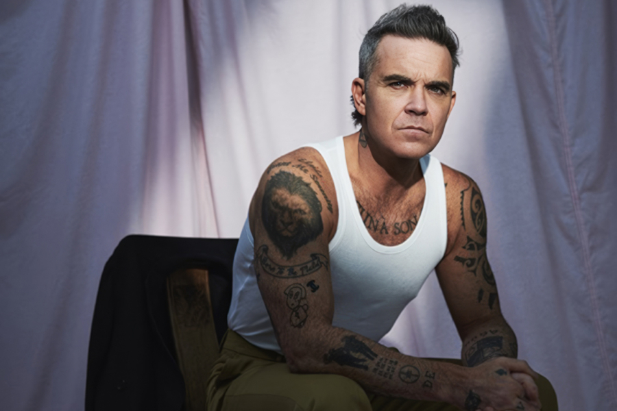 Le chanteur britannique Robbie Williams.