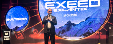 Souhail Houmaini, directeur général de M-Automotiv, lors de la conférence de presse de lancement de la marque chinoise Exeed.