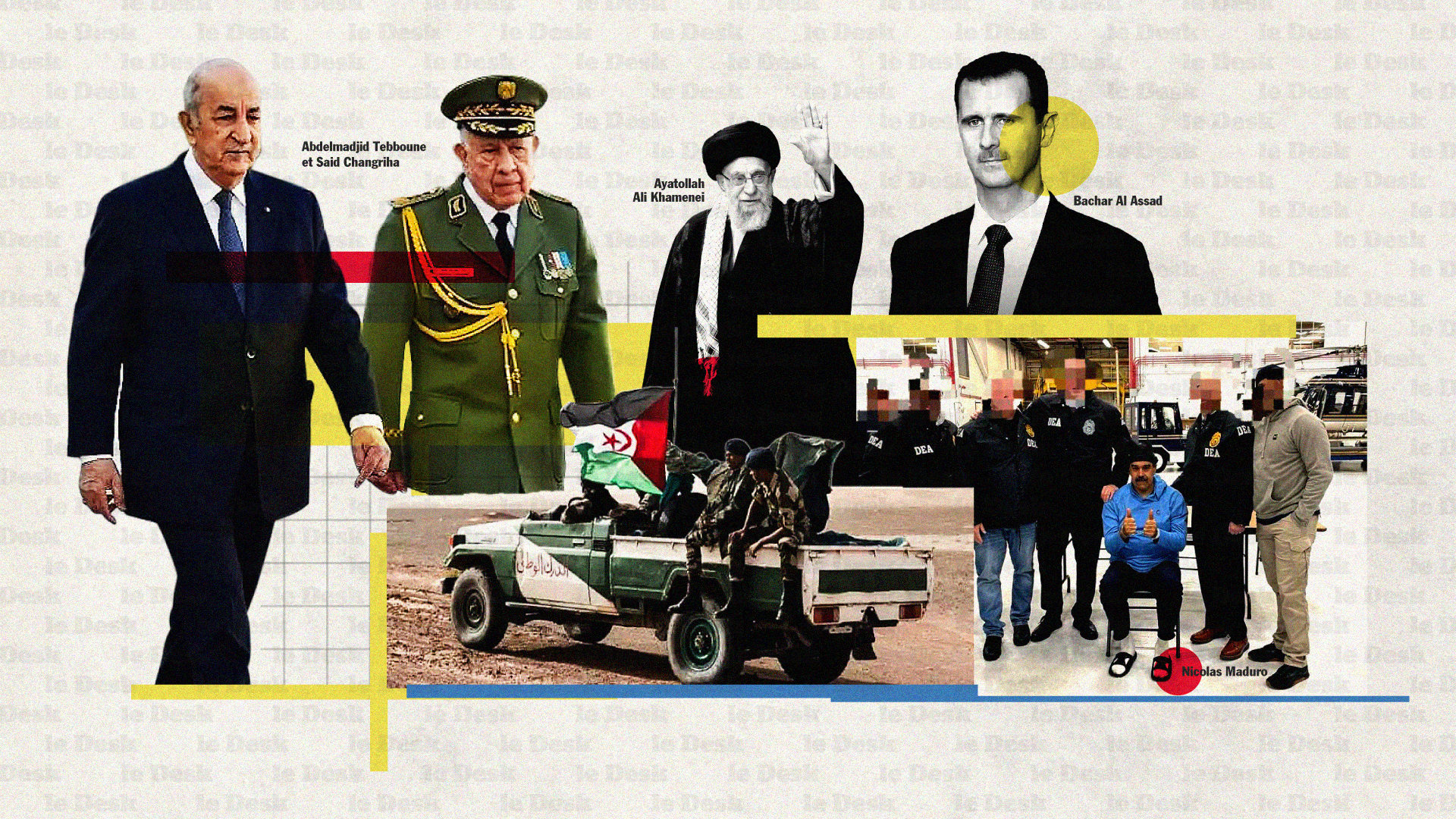 L'Algérie fragilisée par l'isolement de l'axe anti-occidental.