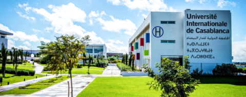 Le campus de l'Université internationale de Casablanca.