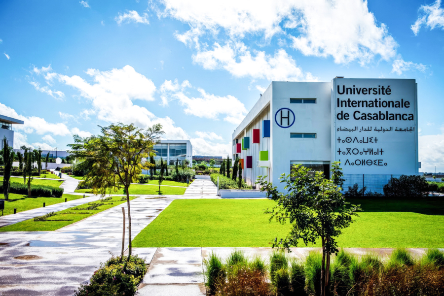 Le campus de l'Université internationale de Casablanca.