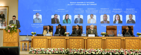 Lors du 3e sommet des jeunes africains et euro-méditerranéens de l’Université Euromed de Fès.