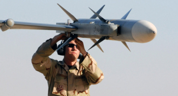 Un missile AIM 120 AMRAAM.