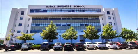 Le campus de Rabat Business School (RBS) de l'Université internationale de Rabat.