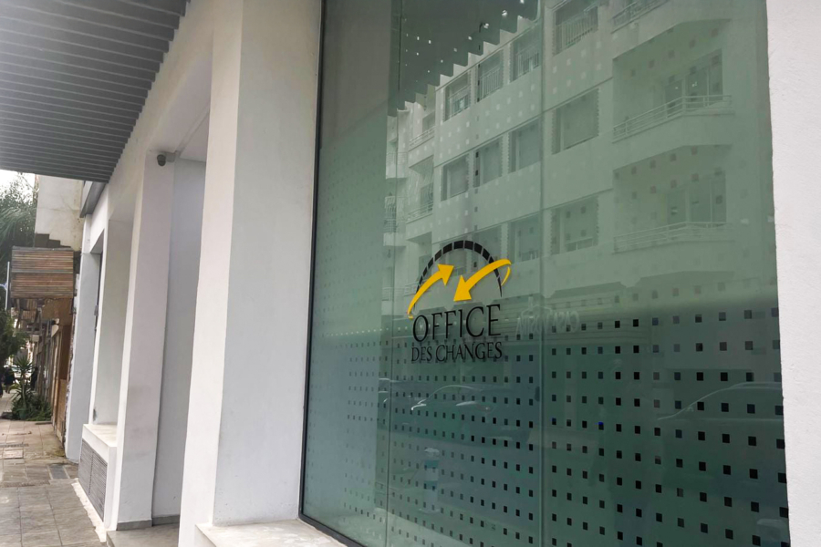 Les bureaux de l'Office des changes à Casablanca.