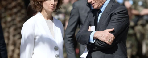 Audrey Azoulay et Jack Lang.