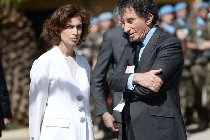 Audrey Azoulay et Jack Lang.