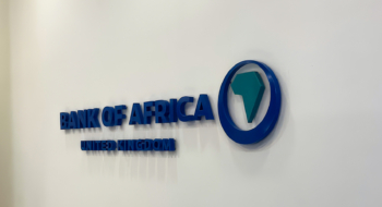 Dans les locaux de Bank Of Africa United Kingdom, à Londres, en Angleterre.