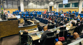 Une réunion du Conseil de paix et de sécurité de l'Union africaine à Addis Abeba, en 2023.
