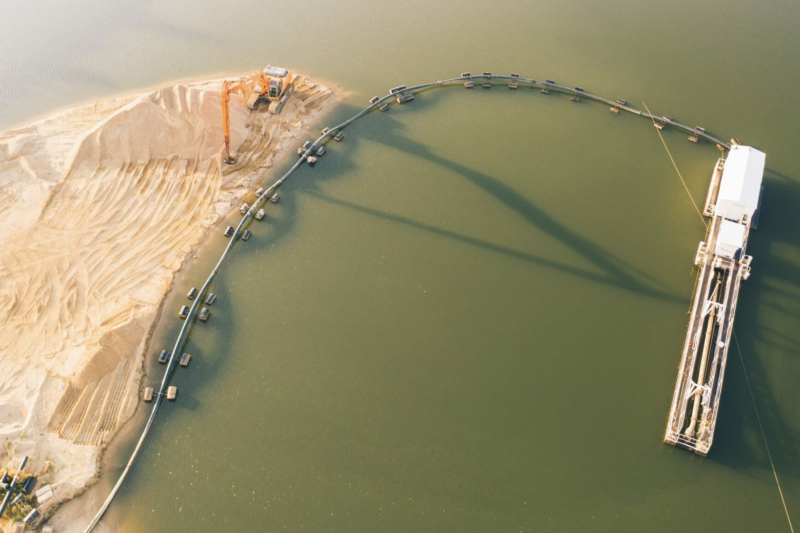 Dragage de port (photo d'illustration).