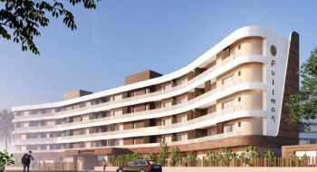 Une maquette numérique du futur Pullman Casablanca Bouskoura.