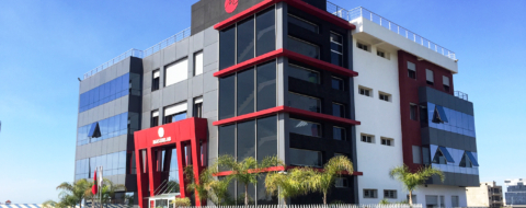 Le siège de Masterlab, dans Zone industrielle Aïn Atiq, à Rabat.