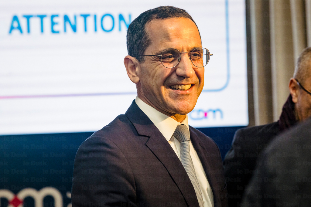 Ali Benkirane, président du directoire de Crédit du Maroc, lors de la présentation des résultats 2025 de la banque, le 13 février 2026.