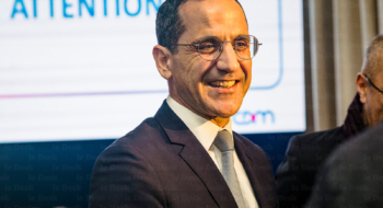 Ali Benkirane, président du directoire de Crédit du Maroc, lors de la présentation des résultats 2025 de la banque, le 13 février 2026.