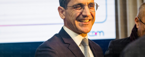 Ali Benkirane, président du directoire de Crédit du Maroc, lors de la présentation des résultats 2025 de la banque, le 13 février 2026.