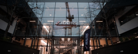 Le siège du groupe français Réalités, à Saint-Herblain, près de Nantes.