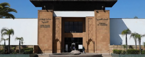 Le siège du tribunal de commerce et de la Cour d'appel de commerce de Casablanca.