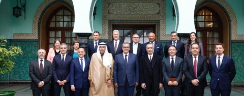 Lors de la rencontre entre le Chef du gouvernement, Aziz Akhannouch, et les représentants des investisseurs dont les projets ont été retenus dans le cadre de l’« Offre Maroc » dédiée à l’hydrogène vert, le 2 février 2026 à Rabat.