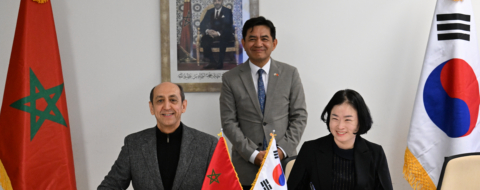 Cérémonie de signature d’un Protocole d’Accord de 13,5 millions USD entre la KOICA et l’AMEE pour promouvoir la décarbonation industrielle