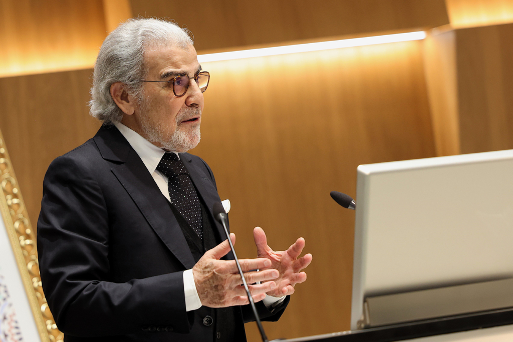 Abdellatif Jouahri, wali-gouverneur de Bank Al Maghrib, lors du séminaire sur l'efficience du cadre juridique relatif au recouvrement judiciaire des créances en souffrance, le 24 mars 2026