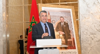 Abdellatif Ouabi, ministre de la Justice, lors du séminaire consacré à l’accès des femmes à la justice, organisé le 10 mars 2026 à Rabat.