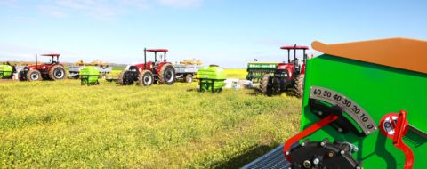 Des engins sur une exploitation agricole dans la province de Rehamna (photo d'illustration).