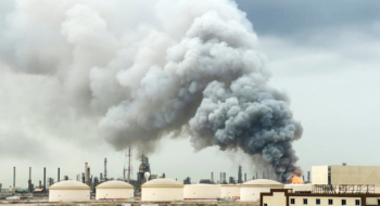 Une raffinerie de pétrole à Bahrein touchée par un projectile iranien.