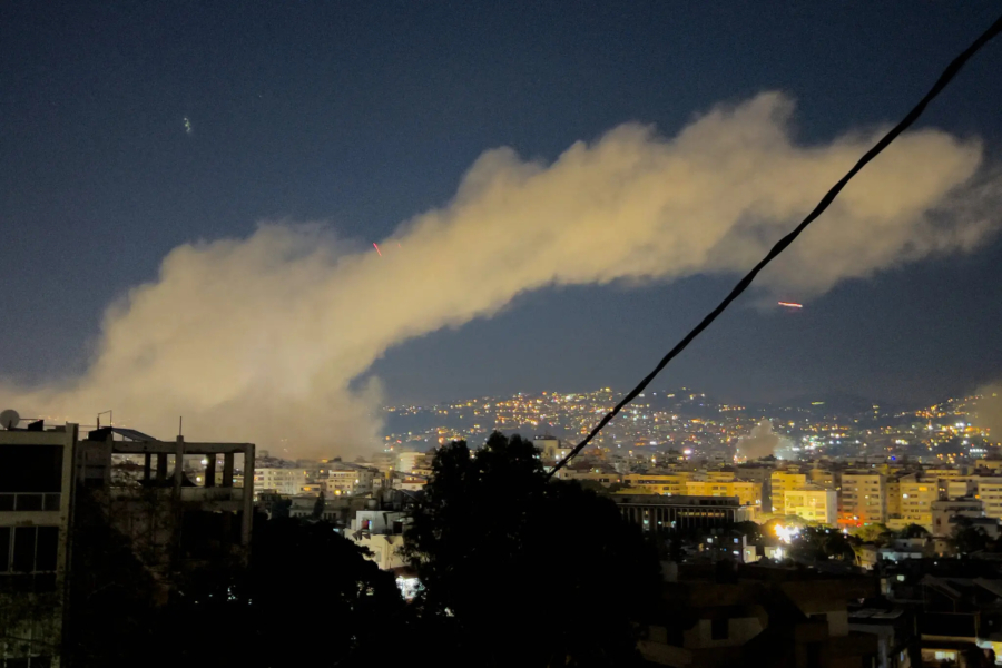 Panache de fumée à Beyrouth ce lundi 2 mar