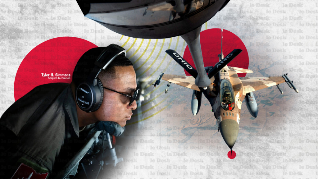 À bord d’un KC-135, le sergent-chef Tyler H. Simmons avait ravitaillé des F-16 marocains lors de l'exercice militaire African Lion 2025.