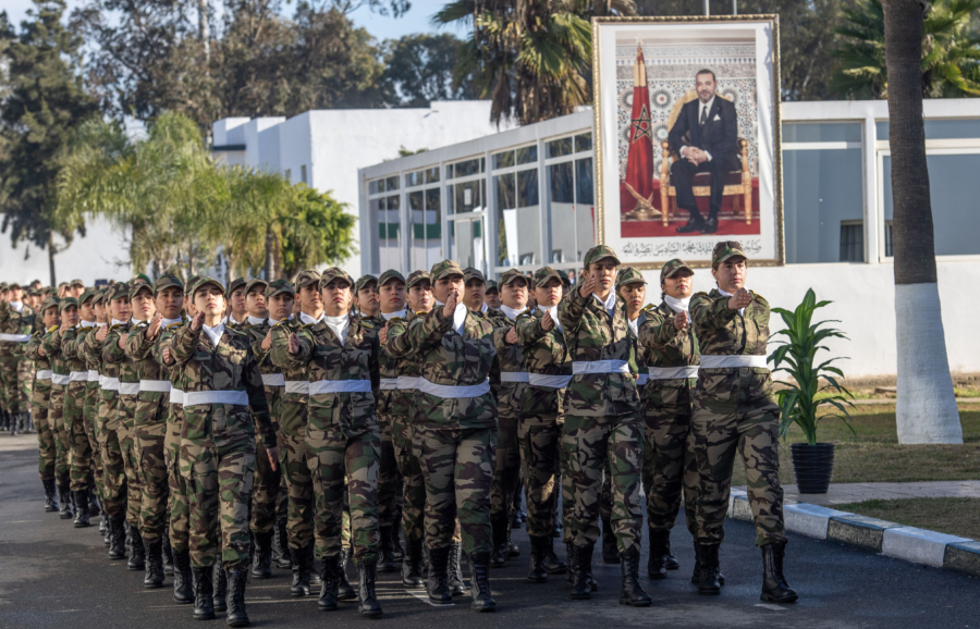 contingent des appelées au service militaire achève les étapes de formation militaire