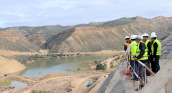 Le barrage Tamri dans la commune de Tamri, au nord d'Agadir.