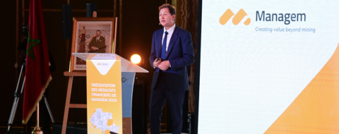 Imad Toumi, président-directeur général du groupe Managem.