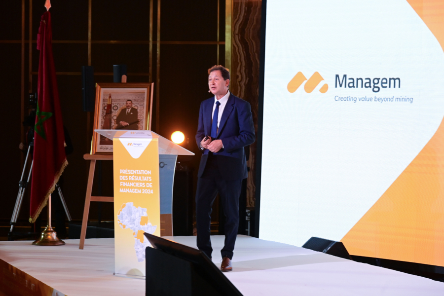 Imad Toumi, président-directeur général du groupe Managem.