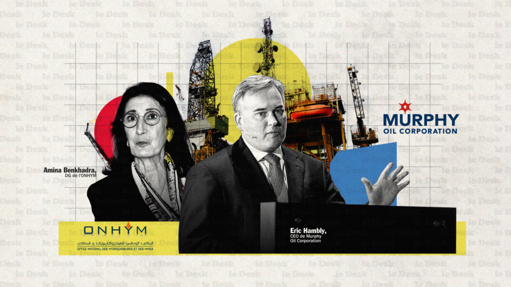 Eric Hambly, CEO de Murphy Oil Corporation et Amina Benkhadra, DG de l'ONHYM.