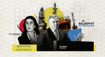Eric Hambly, CEO de Murphy Oil Corporation et Amina Benkhadra, DG de l'ONHYM.