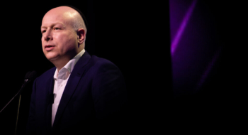 Jason Greenblatt, ancien envoyé spécial des États-Unis au Moyen-Orient, à Jérusalem, le 13 février 2020