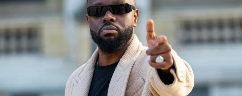 Le chanteur congolais Gims, de son vrai nom Gandhi Djuna.