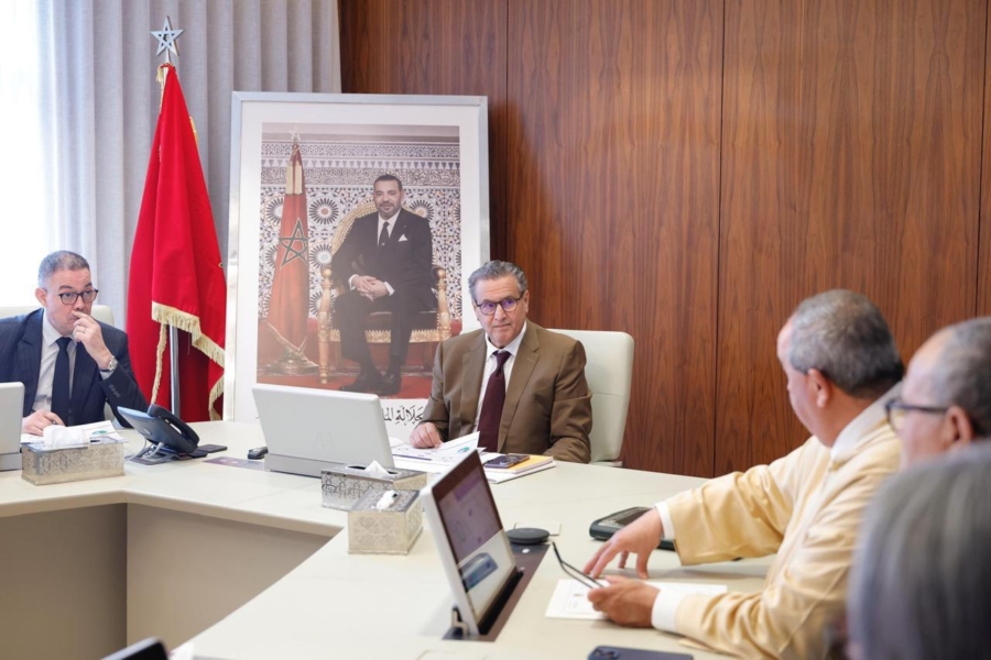 Le Chef du gouvernement, Aziz Akhannouch, lors d'une réunion consacrée à la réforme de l’enseignement supérieur, tenue à Rabat le 11 mars 2026.