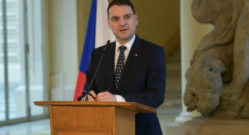 Petr Macinka, vice-Premier ministre et ministre des Affaires étrangères de la République tchèque.