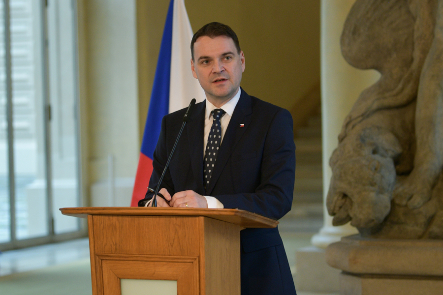 Petr Macinka, vice-Premier ministre et ministre des Affaires étrangères de la République tchèque.