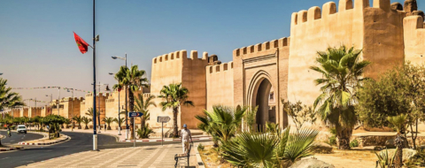 Les remparts historiques de la ville de Taroudant.