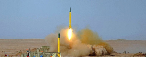 Le missile ballistique iranien Shahab-3.