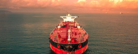 Un tanker transportant du pétrole.
