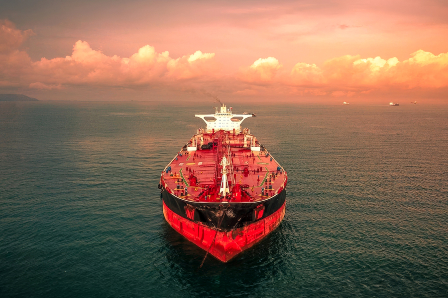 Un tanker transportant du pétrole.