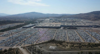 Vue aérienne de l'usine tangéroise de Renault Group.