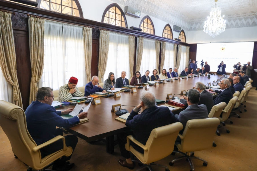 Le Conseil de gouvernement réuni le 12 mars 2026.