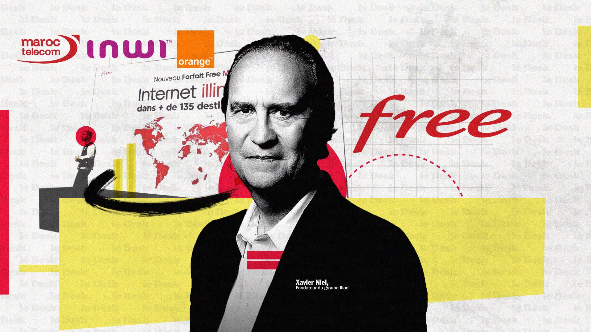 Free Mobile a présenté Free Max, un nouveau forfait avec une nouveauté : l’Internet illimité dans 135 pays dont le Maroc