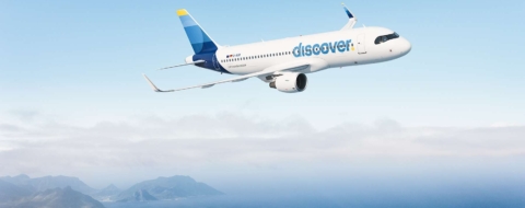 Un avion de la compagnie Discover Airlines. Crédit : Discover